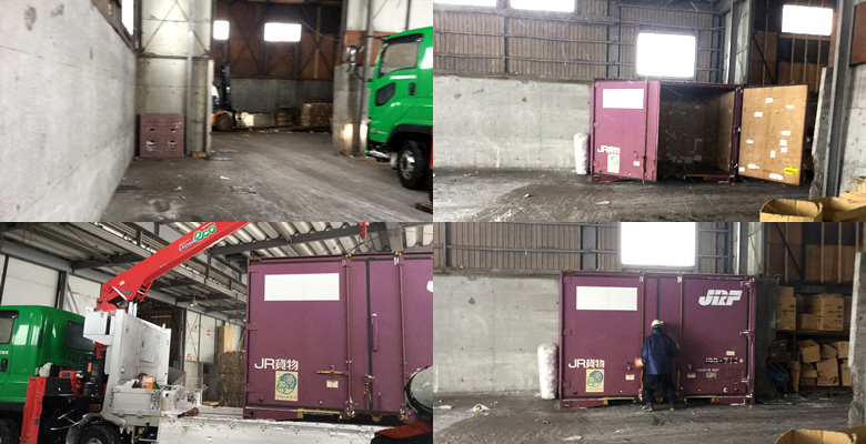 導入事例 函館市西桔梗町 岩本さま１２フィートＪＲコンテナ導入事例の画像 更新2018年1月5日