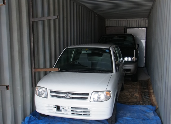 40ｆｔコンテナを車庫として利用2