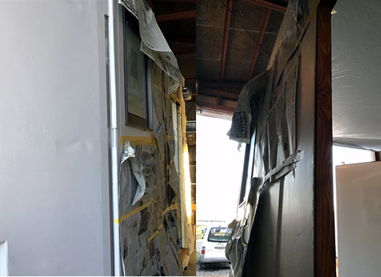 ドア、小窓、換気扇 取付写真2