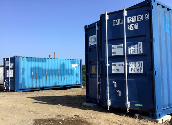 20ｆｔコンテナを倉庫として利用1