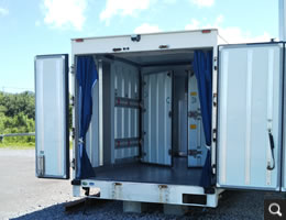 木古内町 車載冷凍コンテナ加工取付写真20180715